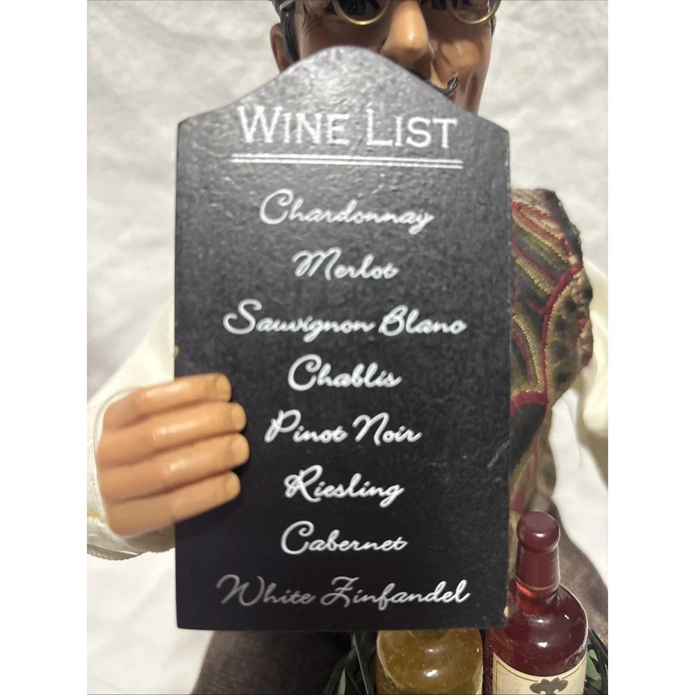 KAREN DIDION ORIGINALS Rare SOMMELIER FIGURE‎ BAR Fine Wine Restaurant